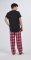 Boxercraft Men's Harley McIntosh Red Plaid Flannel Pajama Pant