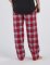 Boxercraft Men's Harley McIntosh Red Plaid Flannel Pajama Pant