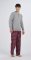 Boxercraft Men's Harley Varsity Maroon Plaid Flannel Pajama Pant