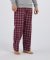Boxercraft Men's Harley Varsity Maroon Plaid Flannel Pajama Pant