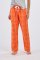 Boxercraft Women's Haley Carnegie Orange Plaid Flannel Pajama Pant