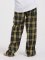Boxercraft kids Black/Gold Plaid Poly Flannel Lounge Pant