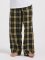 Boxercraft kids Black/Gold Plaid Poly Flannel Lounge Pant