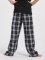 Boxercraft kids Black/White Plaid Poly Flannel Lounge Pant