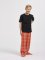 Boxercraft Kids Burnt Orange Kingston Plaid Poly Flannel Lounge Pant