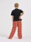 Boxercraft Kids Burnt Orange Kingston Plaid Poly Flannel Lounge Pant