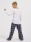 Boxercraft Kids Navy/Gold Plaid Poly Flannel Lounge Pant