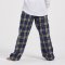 Boxercraft Kids Navy/Gold Plaid Poly Flannel Lounge Pant