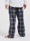Boxercraft Kids Navy/Gold Plaid Poly Flannel Lounge Pant
