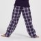 Boxercraft Kids Purple/White Plaid Poly Flannel Lounge Pant