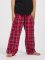 Boxercraft kids Red/White Plaid Poly Flannel Lounge Pant