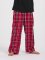 Boxercraft kids Red/White Plaid Poly Flannel Lounge Pant