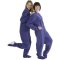 Big Feet Pajamas Adult Purple Fleece One Piece Footy