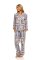 The Lazy Poet Women's Emma Capri Classic Linen Pajama Set