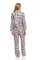The Lazy Poet Women's Emma Capri Classic Linen Pajama Set