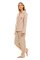 The Lazy Poet Women's Emma Linen Essentials Oatmeal Classic Pajama Set