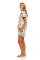 The Lazy Poet Women's Nina Riviera Palm Ecru Linen Short Sleeve Shorts Set