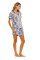 The Lazy Poet Women's Nina Summer Dunes Linen Short Set