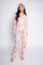 PJ Salvage Playful Prints Movie Night Pups Cotton Jersey Classic Pajama Set in Pink