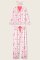 PJ Salvage Tini Time Classic Flannel Pajama Set in Ballet Pink