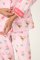 PJ Salvage Tini Time Classic Flannel Pajama Set in Ballet Pink