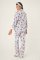 PJ Salvage Feelin' Pine Classic Flannel Pajama Set in Blue Whisper