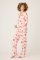 PJ Salvage Brunch Club Classic Flannel Pajama Set in Pink