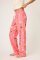 PJ Salvage Let's Get Fizzacle Flannel Pajama Pant in Dark Coral