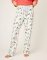 PJ Salvage Sleigh All Day Flannel Pajama Pant in White