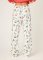 PJ Salvage Sleigh All Day Flannel Pajama Pant in White