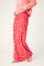 PJ Salvage Dogs Who Brunch Flannel Pajama Pant in Dark Coral