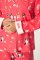 PJ Salvage Dogs Who Brunch Classic Flannel Pajama Set in Dark Coral