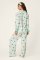 PJ Salvage Espresso Martini Classic Flannel Pajama Set in Pool Blue