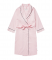 The Cat's Pajamas Women's Classic Pink Luxe Pima Shawl Collar Robe