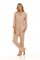 The Lazy Poet Women's Emma Panther Pink Linen Classic Pajama Set