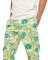 The Lazy Poet Men's Drew Monkey Paradise Cotton Pajama Pant in Green