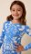 The Cat's Pajamas Kids Angels Among Us Pima Knit Cotton Pullover Pajama Set