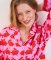 Anorak Women's Kissing Rabbits Organic Cotton Classic Pajama Set in Pink