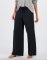 Boxercraft Women's Bamboo Jersey Wide Leg Lounge Pant in Black