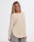 Boxercraft Women's Cuddle Oversized Crew Top in Barley Heather