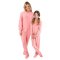 Big Feet Pajamas Kids Pink Fleece One Piece Footy