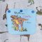 Kids Big Feet Pajamas Dinosaur Union Suit in Blue