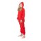 Big Feet Pajamas Kids Red Fleece Hooded Onesie