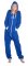 Big Feet Pajamas Adult Hooded One Piece Jumpsuit in Royal Blue