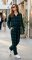 Big Feet Pajamas Women's Flannel Navy & Green Plaid Classic Pajama Set