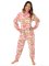 Big Feet Pajamas Adult Pink Camouflage Fleece One Piece Onesie