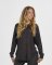 Boxercraft Women's Cuddle Oversized Crew Top in Black Heather