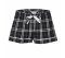 Boxercraft Women's Black/White Plaid Flannel Lounge Short