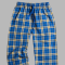 Boxercraft Royal and Gold Plaid Unisex Flannel Pajama Pant