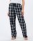 Boxercraft Women's Haley Black/White Plaid Flannel Pajama Pant